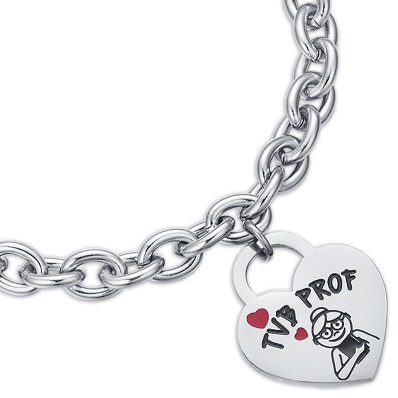 BRACCIALE DONNA CATENA CUORE TVB PROF